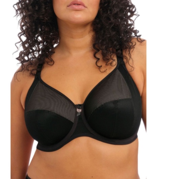 Elomi Women's Kintai Underwire Bra, EL301205 - Black NWT - Picture 1 of 1